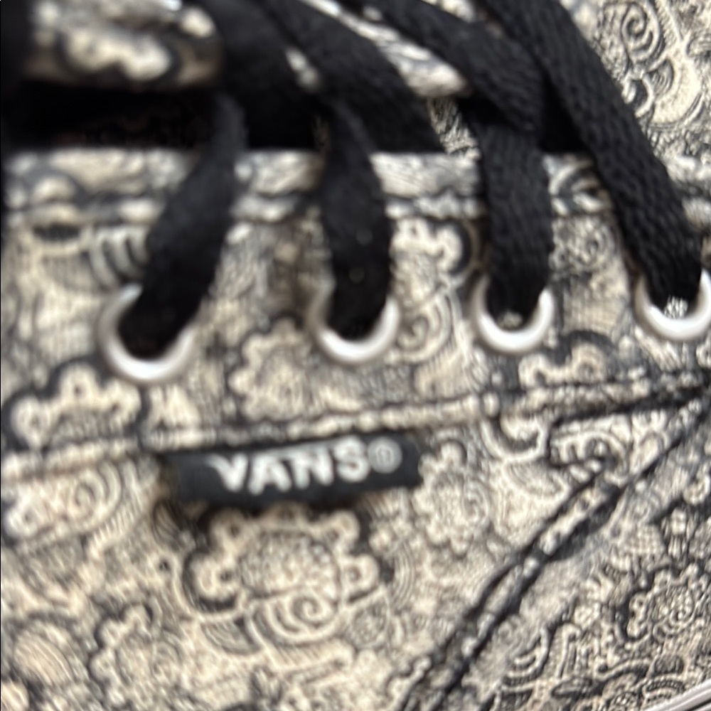 Vans Atwood Paisley Patterned Sneakers with Black Laces - Picture 6 of 8